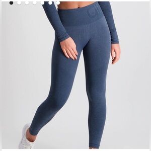AIMM Blue Seamless High Rise Leggings XXL